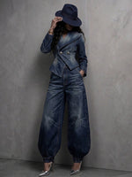 Sophisticated Plaid Cured-Hem Wide-Leg Trousers