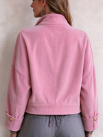 Double-breasted Chic Trendy Corduroy Jacket