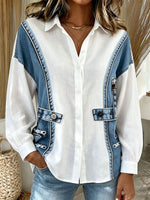 Casual Chic 3d Print Long-sleeve Shirt