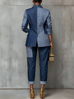 Chic Comfortable Patchwork Denim Jeans