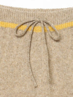 Chic Color Block Trim Knit Loungewear Set