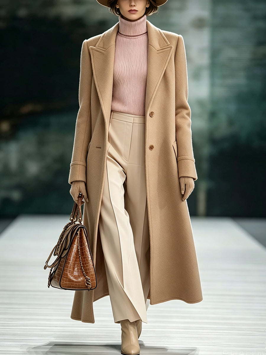 Elegant And Classic Long Coat