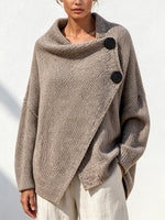 Cozy, Warm, And Loose-fitting Knit Cardigan