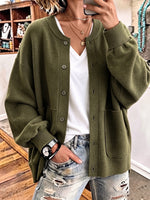 Cozy Chic Oversized Button-up Cardigan