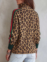 Vibrant Abstract Intarsia Knit Sweater