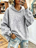 Cozy Soft Leopard Print Hoodie