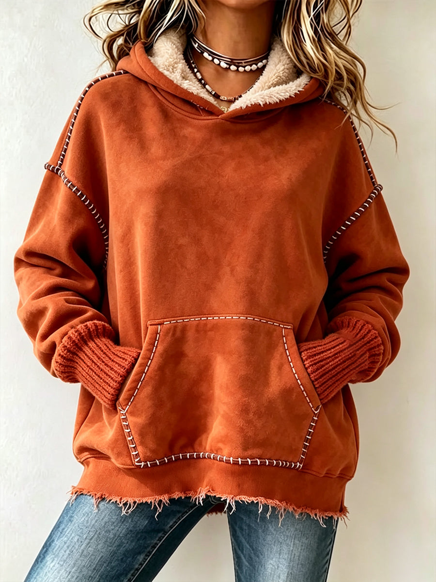 Casual, Thick, Loose-fit Hoodie