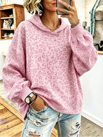 Cozy Soft Leopard Print Hoodie
