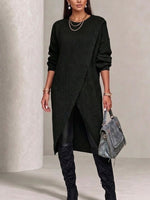 Long Knitted Dress-coat